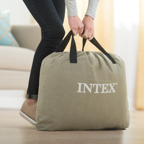 Materac welurowy PremAire z supernowoczesną pompką 137 x 191 x 46 cm INTEX 64904