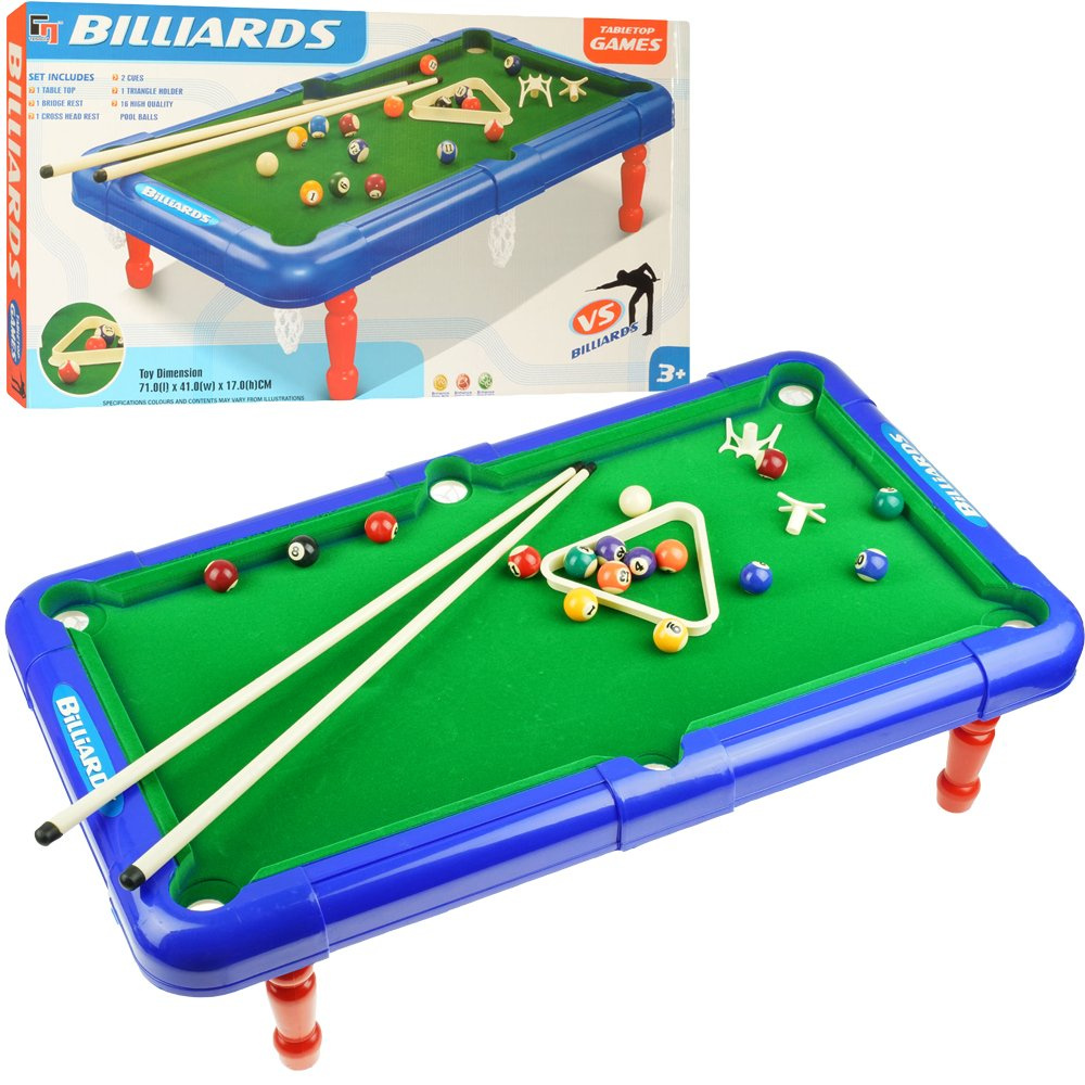 Mini stół bilardowy - Pool Bilard + Akcesoria gra OUTLET
