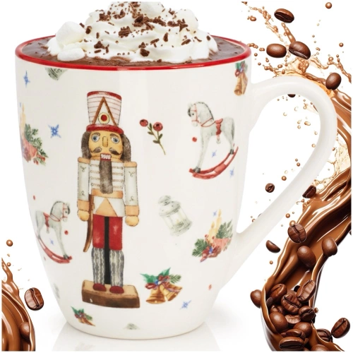 Kubek porcelanowy dziadek do orzechów 320 ml