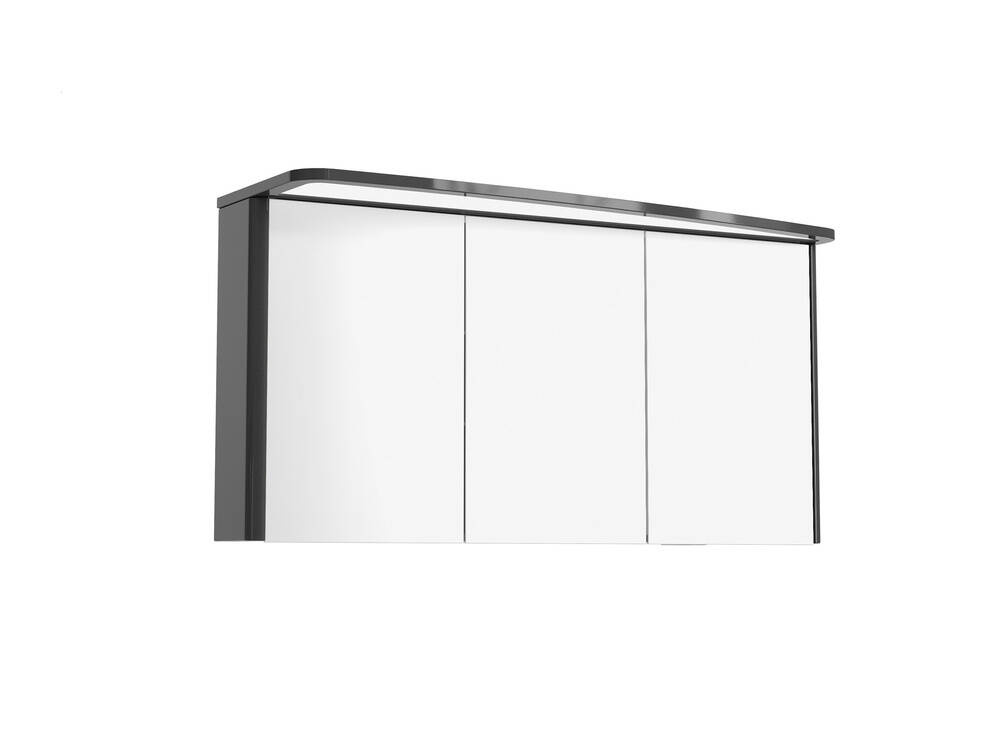 Szafka lustrzana 104,8 cm z kolekcji Classico w kolorze grafitowym z oświetleniem LED