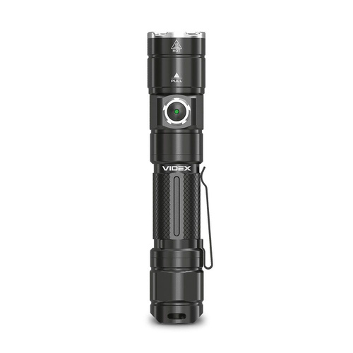 Latarka Videx LED 1200lm IP44 neutralna biel 5000k 8 trybów zasięg 215m