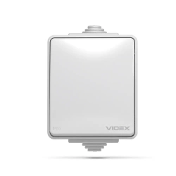 Zewnętrzny wyłącznik jednopostaciowy IP65 szary BINERA