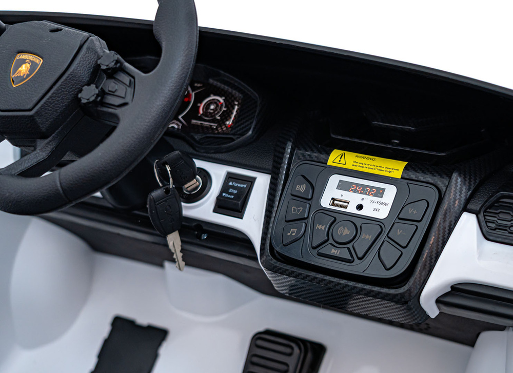 Pojazd Lamborghini Revuelto XL Biały