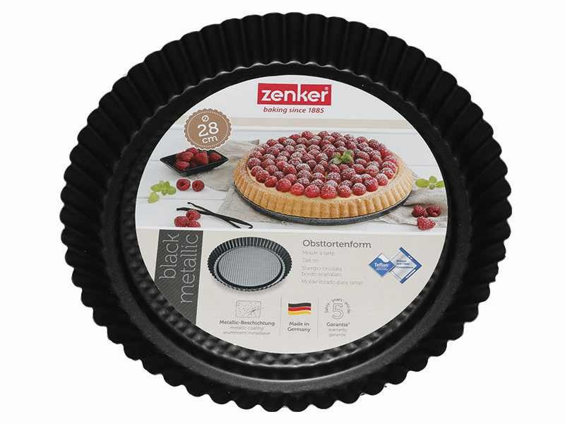 Forma owocówka do pieczenia blacha 28 cm tarta Zenker 6521