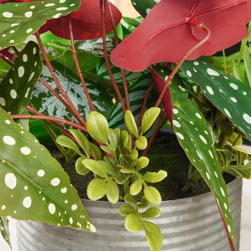 Sztuczna roślina w doniczce kompozycja 28 cm