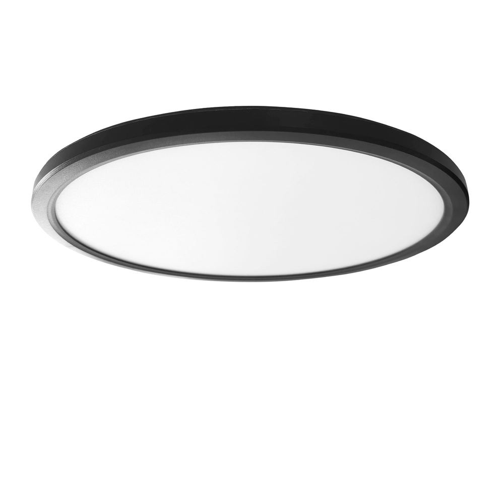 Lampa sufitowa LED z dekoracyjnym podświetleniem VIDEX DL5R 22W 220V Czarna