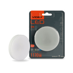 Żarówka LED GX53 12W = 82W 1170lm 3000K Ciepła Biel 140° Videx