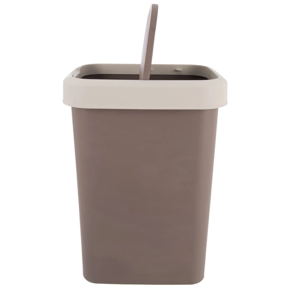 Kosz na śmieci plastikowy brązowy 25 l