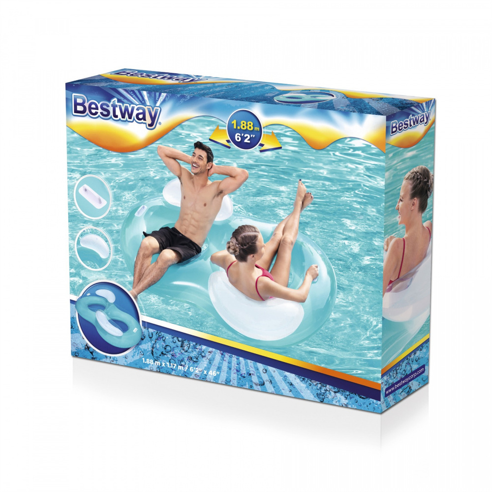 Podwójny pływający fotel 188 x 117 cm Bestway 43009