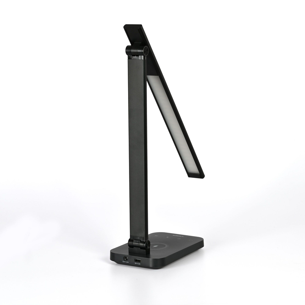 Lampa biurkowa LED z ładowaniem bezprzewodowym VIDEX VL-TF17B Czarna