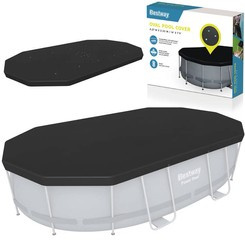 Bestway POKRYWA na basen stelażowy owalny 424 x 250 x 100 cm 58425