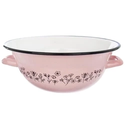 Miska kuchenna emaliowana różowa LOUKA 26 cm, 2,5 l