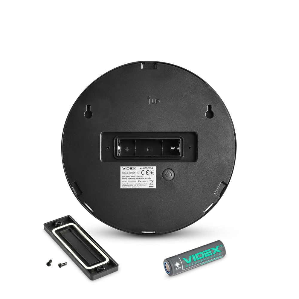 Naświetlacz Lampa Solarna Videx 500lm 5000K Czujnik Neutralna 120° Czarny