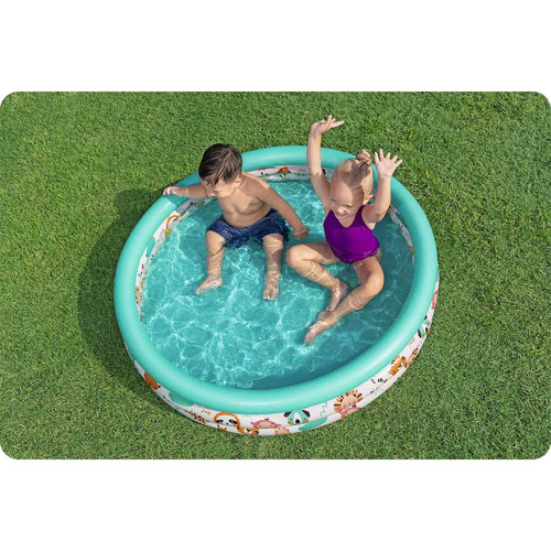Bestway Dmuchany basen brodzik dla dzieci ZWIERZĄTKA Z SAFARI 122cm 51226