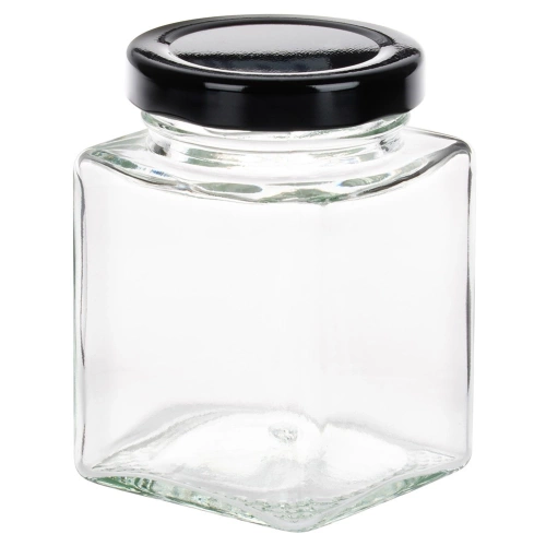 Pojemnik na przyprawy szklany 100 ml 24 szt. + 90 naklejek