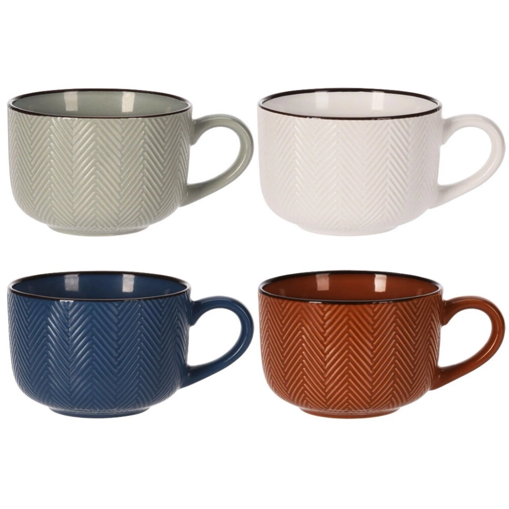 Kubki ceramiczne 560 ml 4 szt.