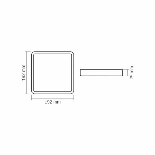 Oprawa oświetleniowa LED typu downlight VIDEX-DOWNLIGHT-LED-DLSS-18W-NW