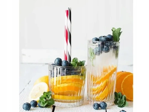 Szklanki do napojów 305ml hartowane szkło 6 szt. eleganckie Duralex