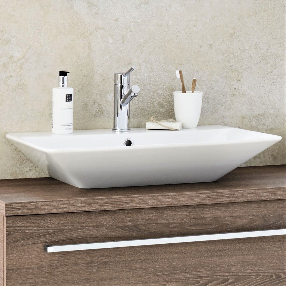 Umywalka ceramiczna profilowana 65,5 cm Q4-Fit