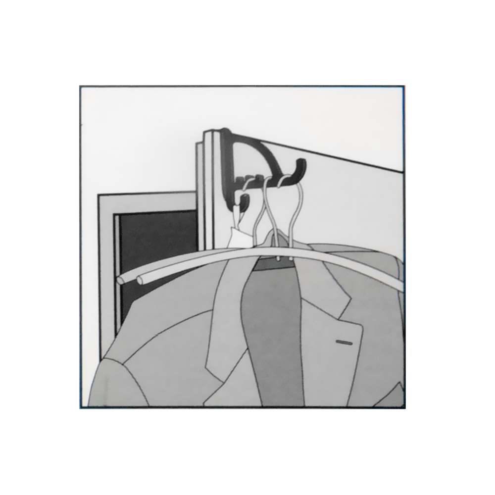 Haczyk do drzwi i szaf na wieszaki FACKELMANN 521541