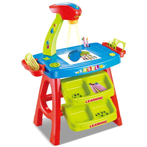 Stolik z projektorem do malowania rysowania akcesoria