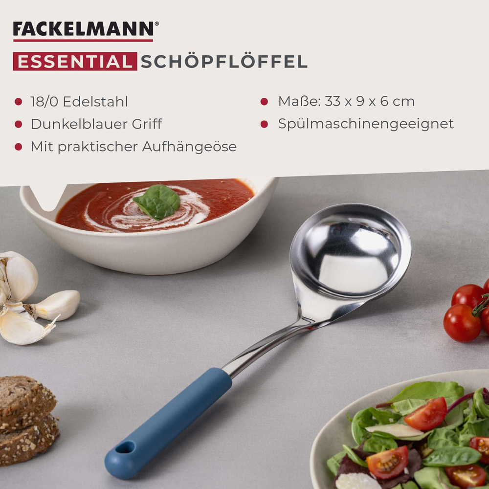 Chochla "Essential" (32,5 cm) Fackelmann – idealna do  zup, gulaszy i sosów