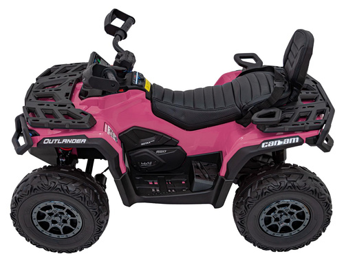 Quad Can Am Outlander ATV z Pilotem Różowy