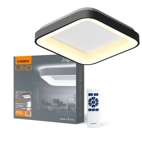 Oprawa sufitowa LED VIDEX-LED-EDGE-SC-72W-CZARNA