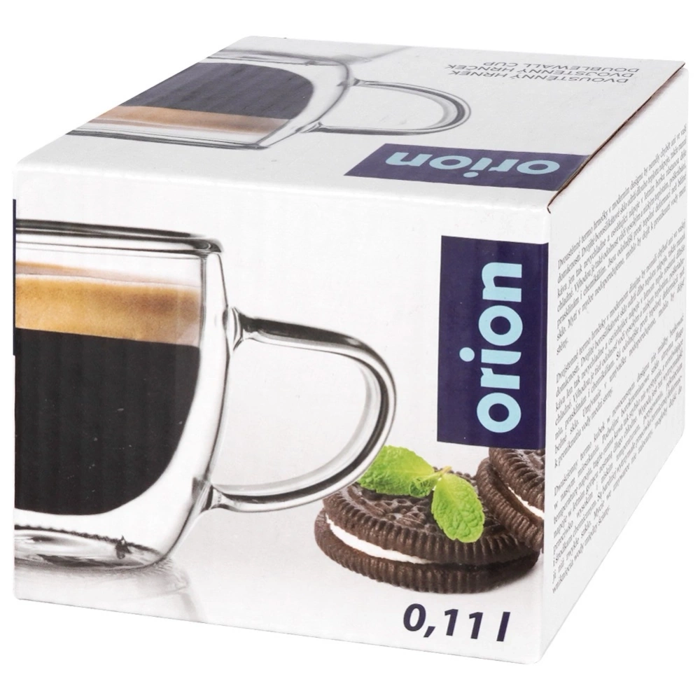 Szklanka termiczna z podwójną ścianką do espresso DOUBLE 100 ml