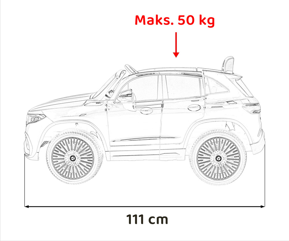 Pojazd Mercedes Benz EQA 250 Zielony