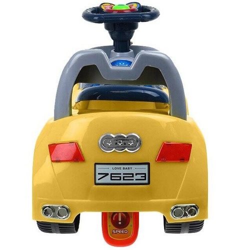 Jeździk pchacz autko samochód 3w1 panel muzyczny