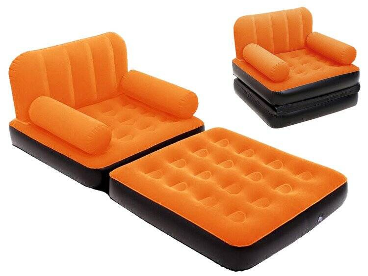 2W1 Materac Fotel dmuchany KOLORY Bestway 67277