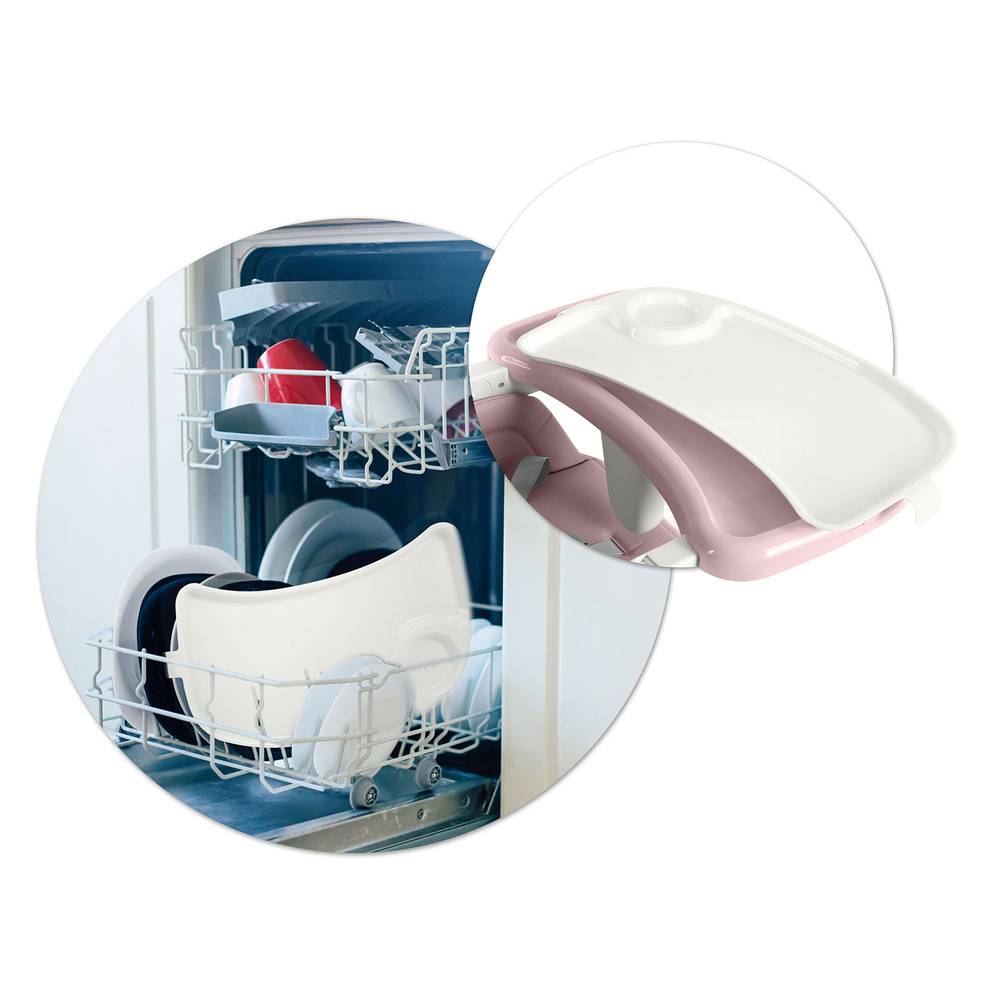 Krzesełko do karmienia  Elite różowe