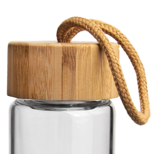 Butelka na wodę szklana z sitkiem 450 ml