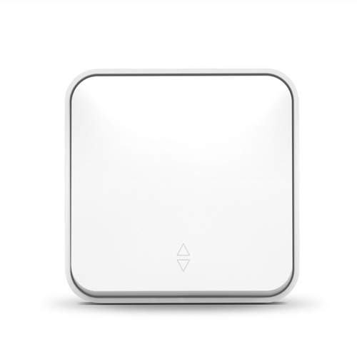 Włącznik natynkowy 1-biegunowy biały BINERA