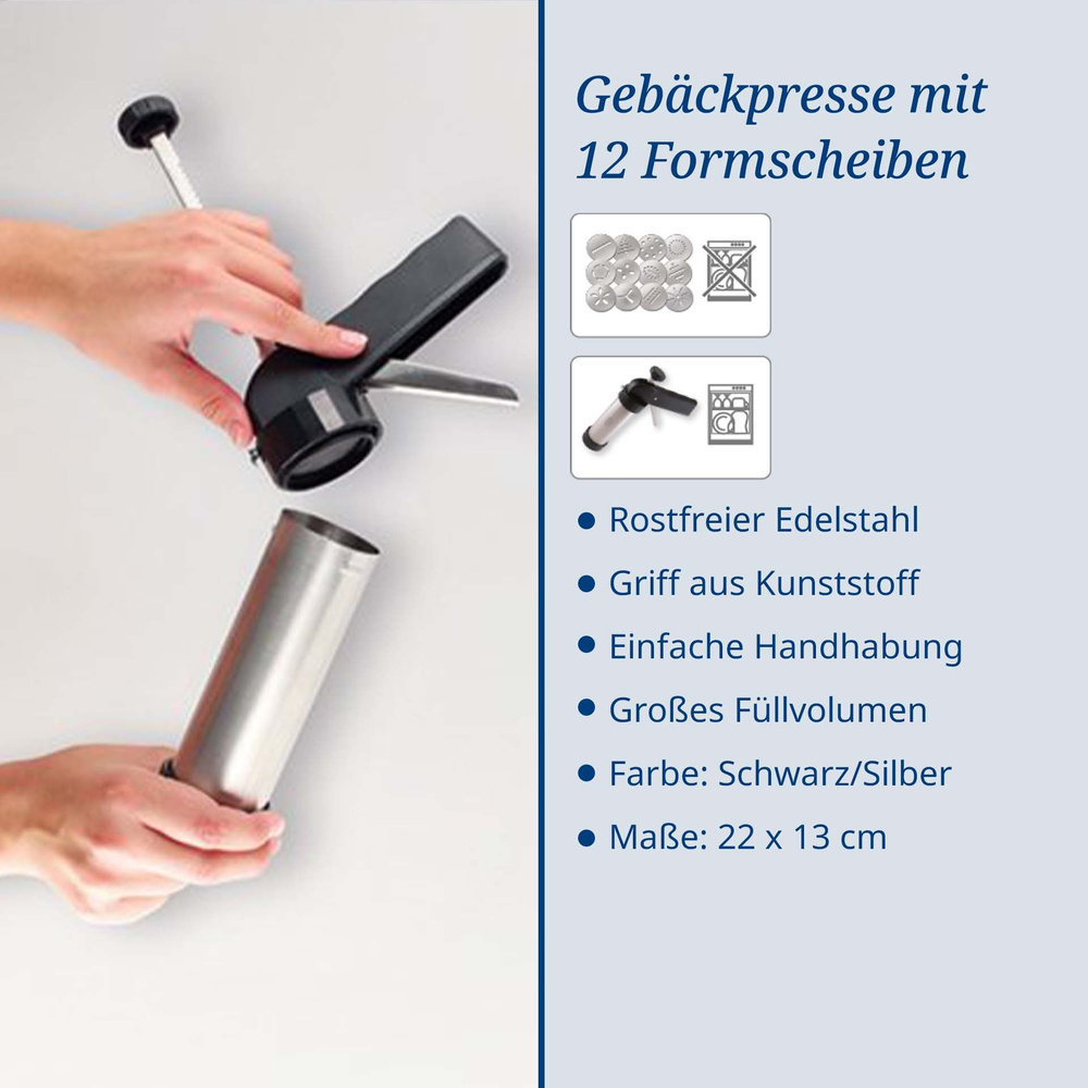 Praska do ciastek z 12 formami – idealny pomocnik w kuchni Dr. Oetker