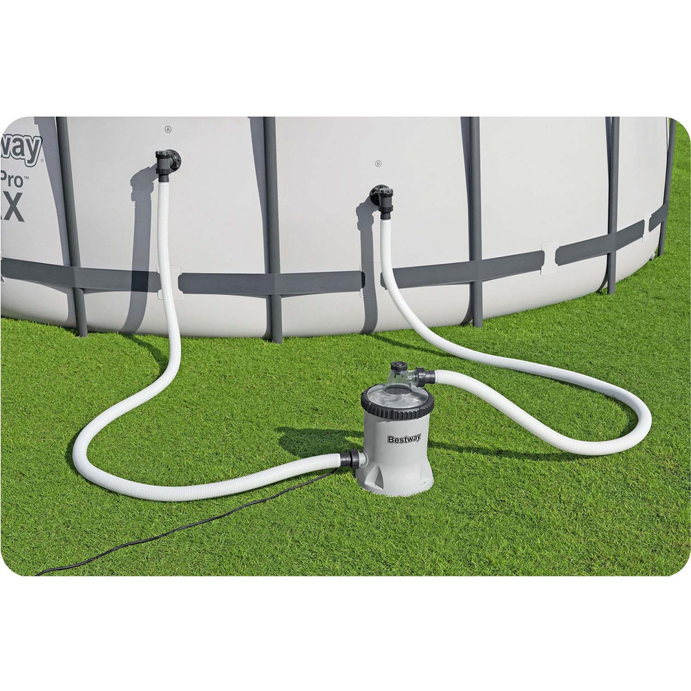 Bestway Pompa filtrująca do basenu 5678 l/h na kulki filtracyjne 58870
