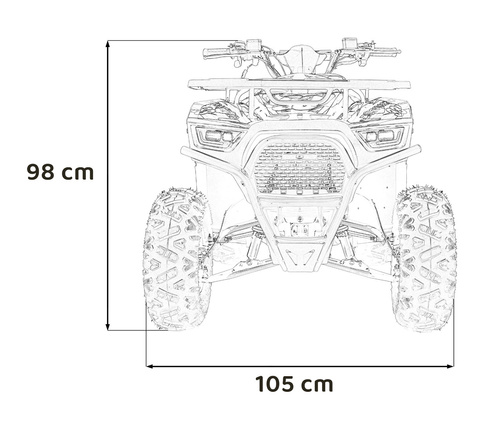 Pojazd Quad Spalinowy 120CC DISCOVERER Czerwony