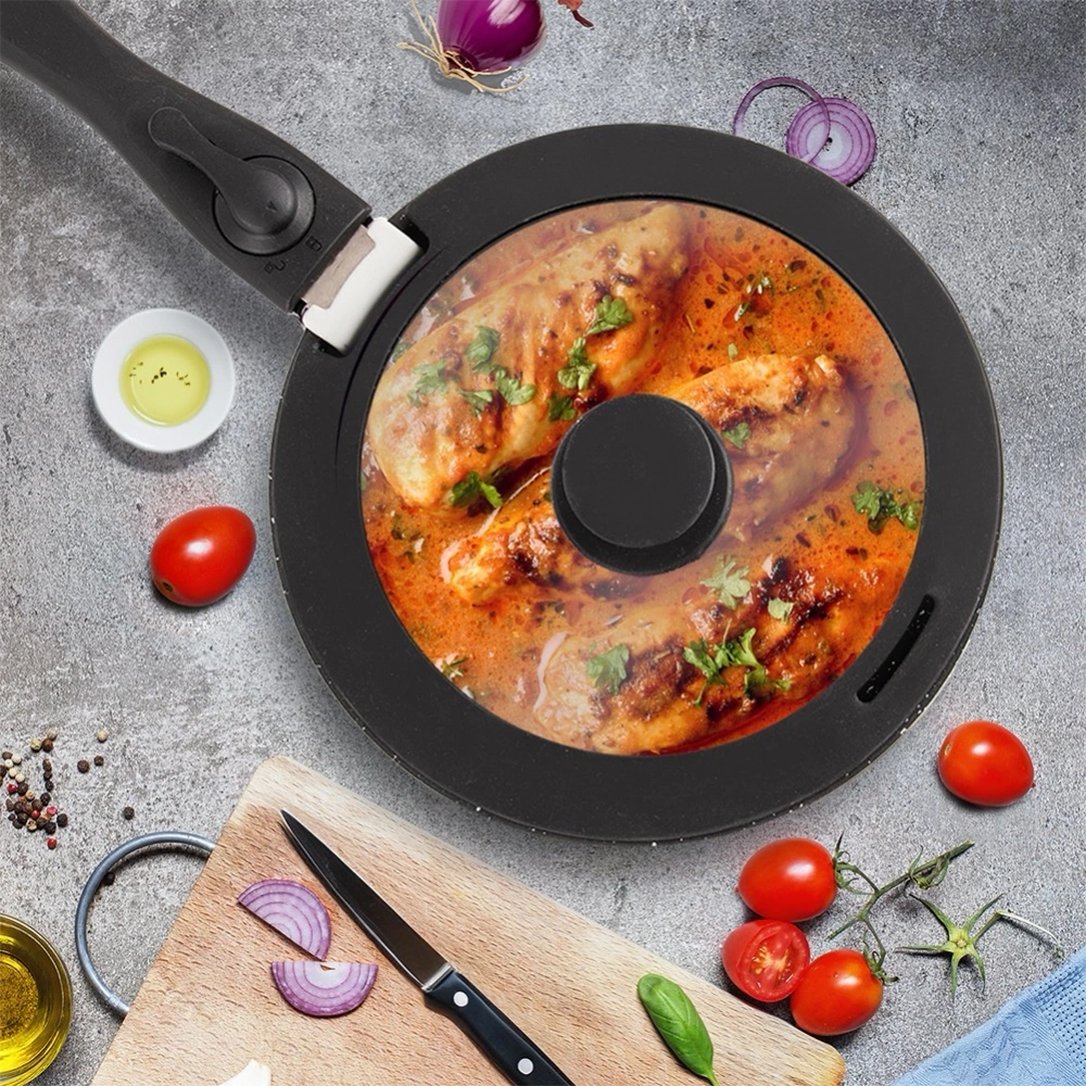 Pokrywka szklana silikonowa GRANDE COMBI 29 cm