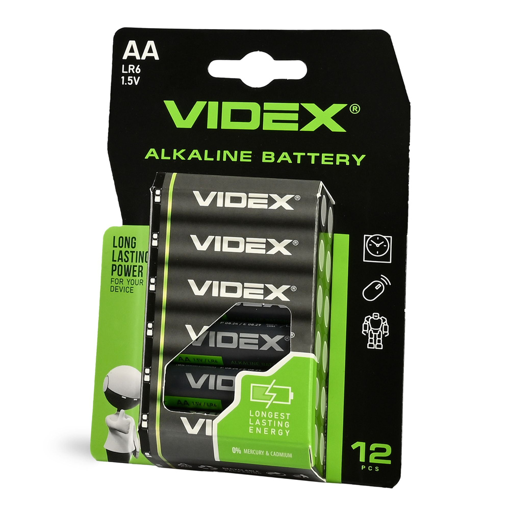 Bateria alkaliczna VIDEX LR6/AA 12 szt. BLISTER