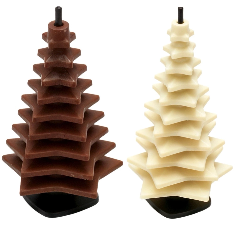 Forma do czekolady silikonowa choinka 9 el.