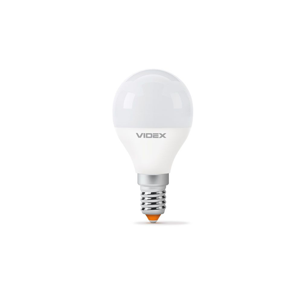 Żarówka LED E14 G45 Kulka 7W = 50W 630lm 4000K Neutralna Biel 240° Videx