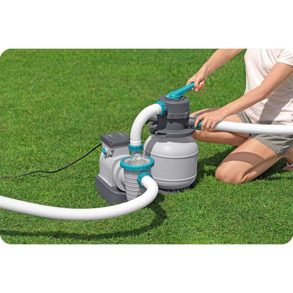 Pompa piaskowa do basenów + tabletki multifunkcyjne 6056 l/h Bestway 58497