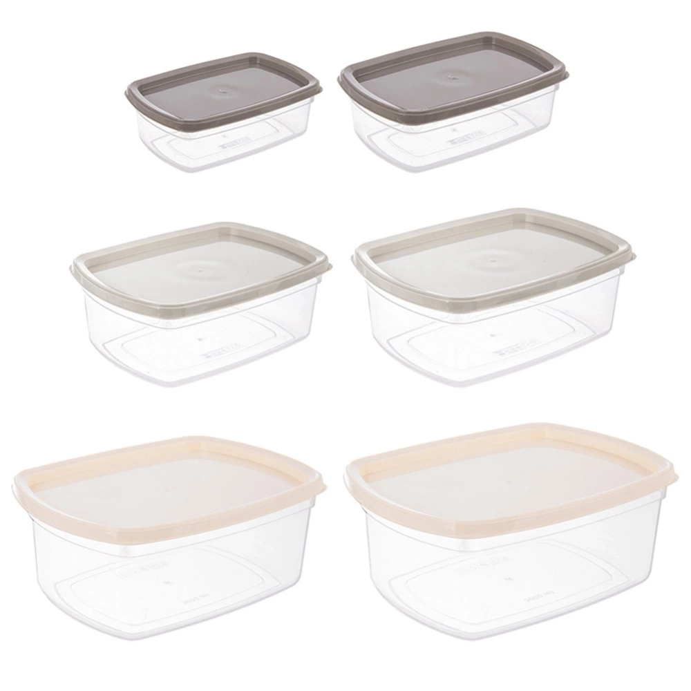Pojemniki na żywność z pokrywką 6 szt.