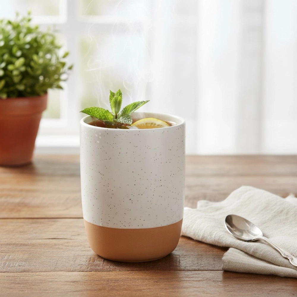 Kubek ceramiczny biały 340 ml