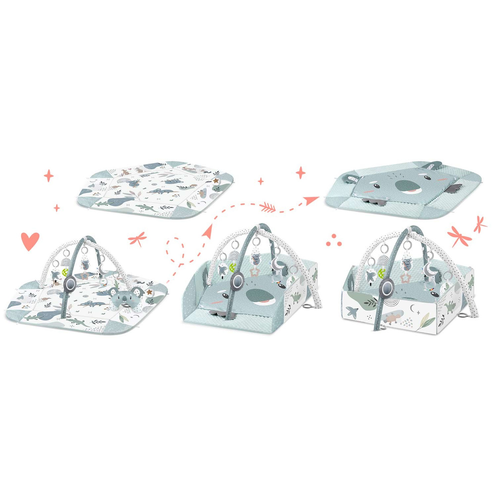 Mata interaktywna edukacyjna 136 x 136 cm Koala 