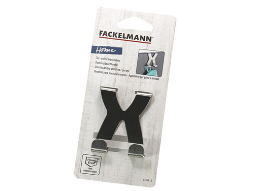 Wieszak do drzwi i szaf inox FACKELMANN 61455