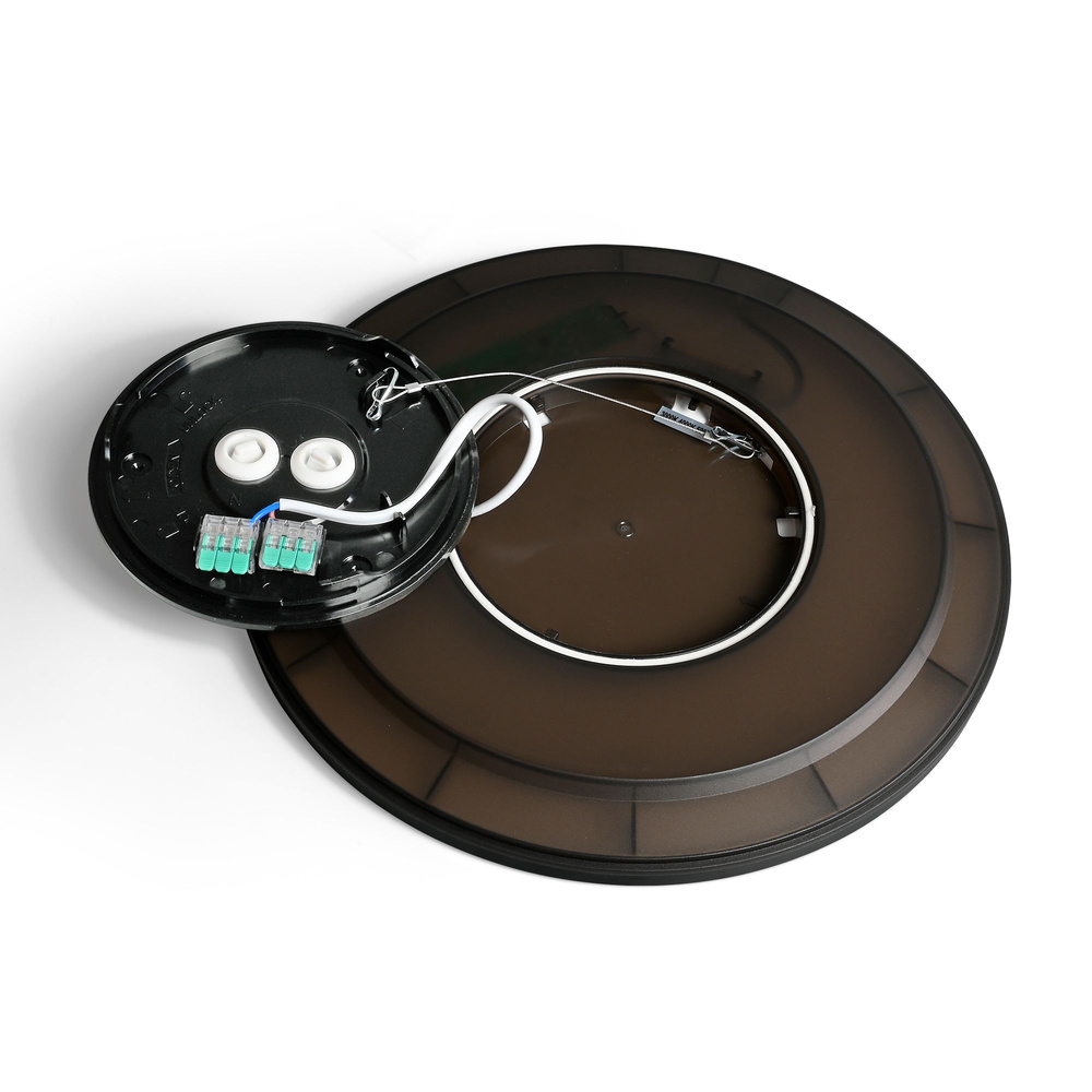 Lampa sufitowa LED z dekoracyjnym podświetleniem VIDEX DL5R 22W 220V Czarna
