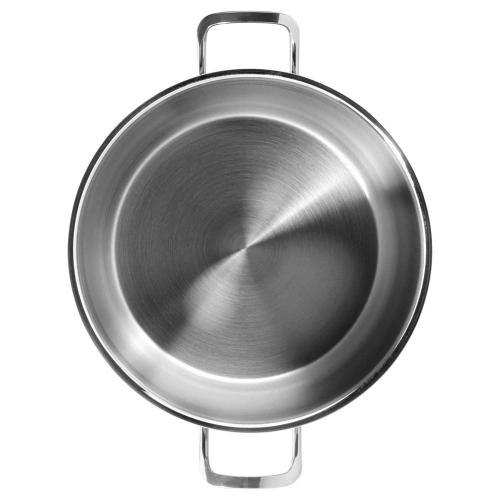 Garnek stalowy z pokrywką ANETT 26 cm, 10 l