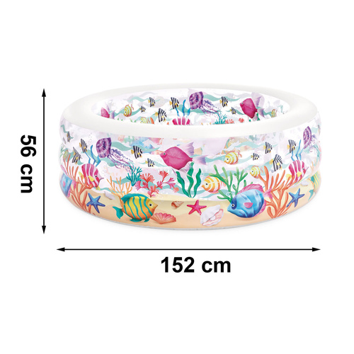 Basen dmuchany brodzik akwarium 152x56 cm INTEX 58480